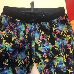 Premium LJ Black Colorful Pants with Pockets